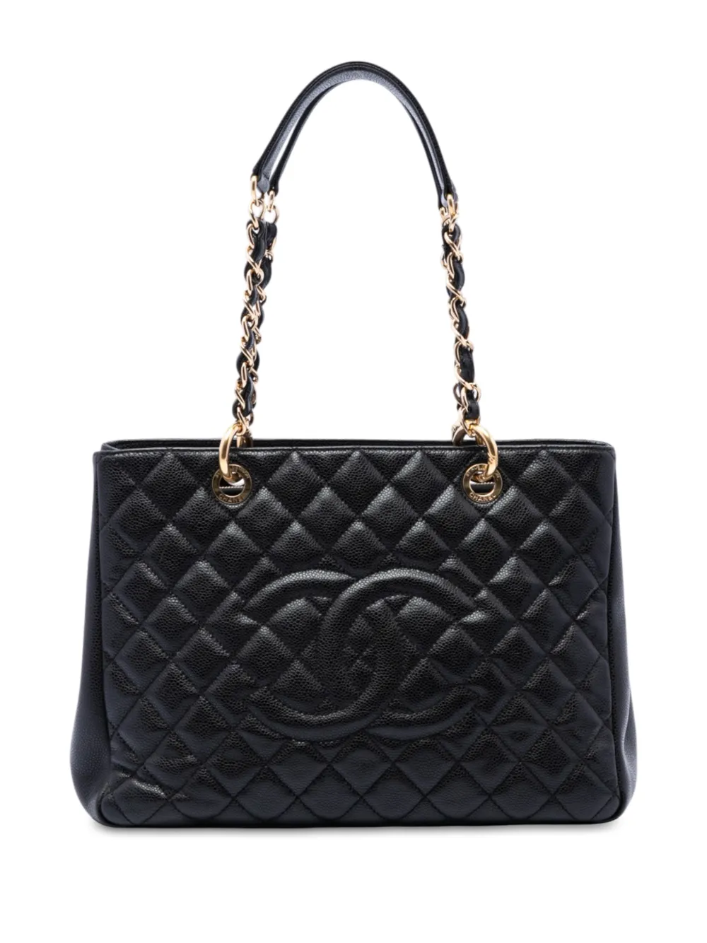 CHANEL Pre-Owned cabas Caviar Grand Shopping (2012-2013) - Noir CHANEL Pre-Owned cabas Caviar Grand Shopping (2012-2013) - Noir