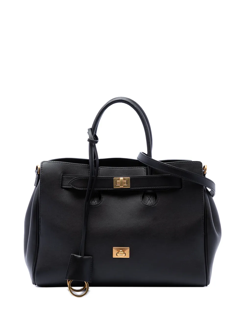 Balenciaga Pre-Owned petit sac à main Bel Air Carry All en cuir de veau (2011) - Noir