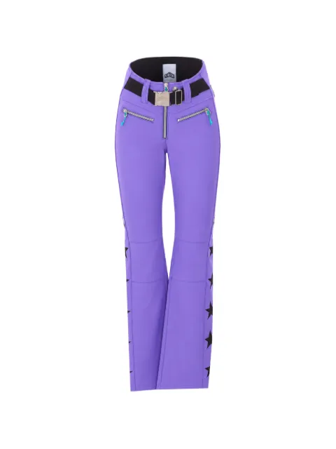 JETSET star-patchwork zip-cuff ski pants