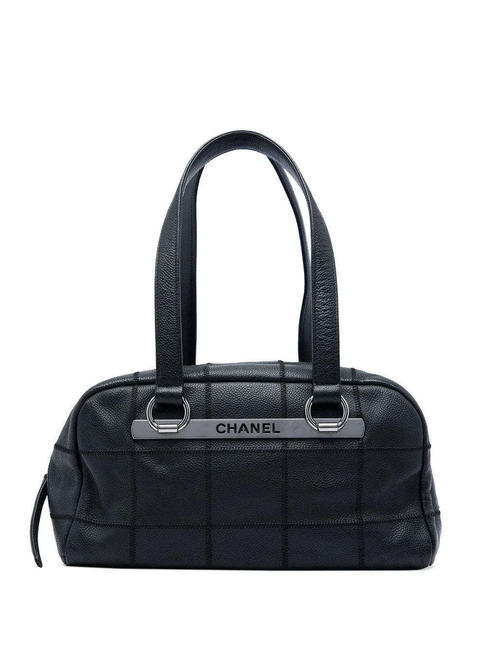 CHANEL Pre-Owned 2004-2005 Chocolate Bar Caviar shoulder bag - Nero