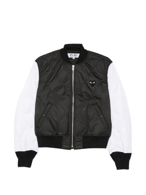 Comme Des Garçons Play quilted logo-print jacket