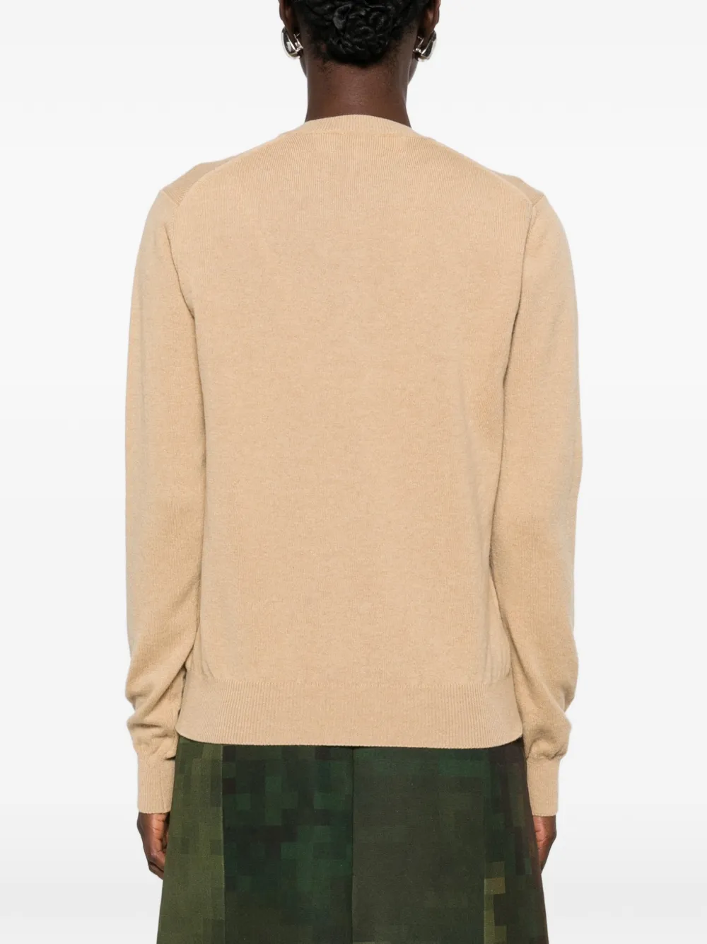 Comme Des Garçons Play Vest met hartpatch Beige