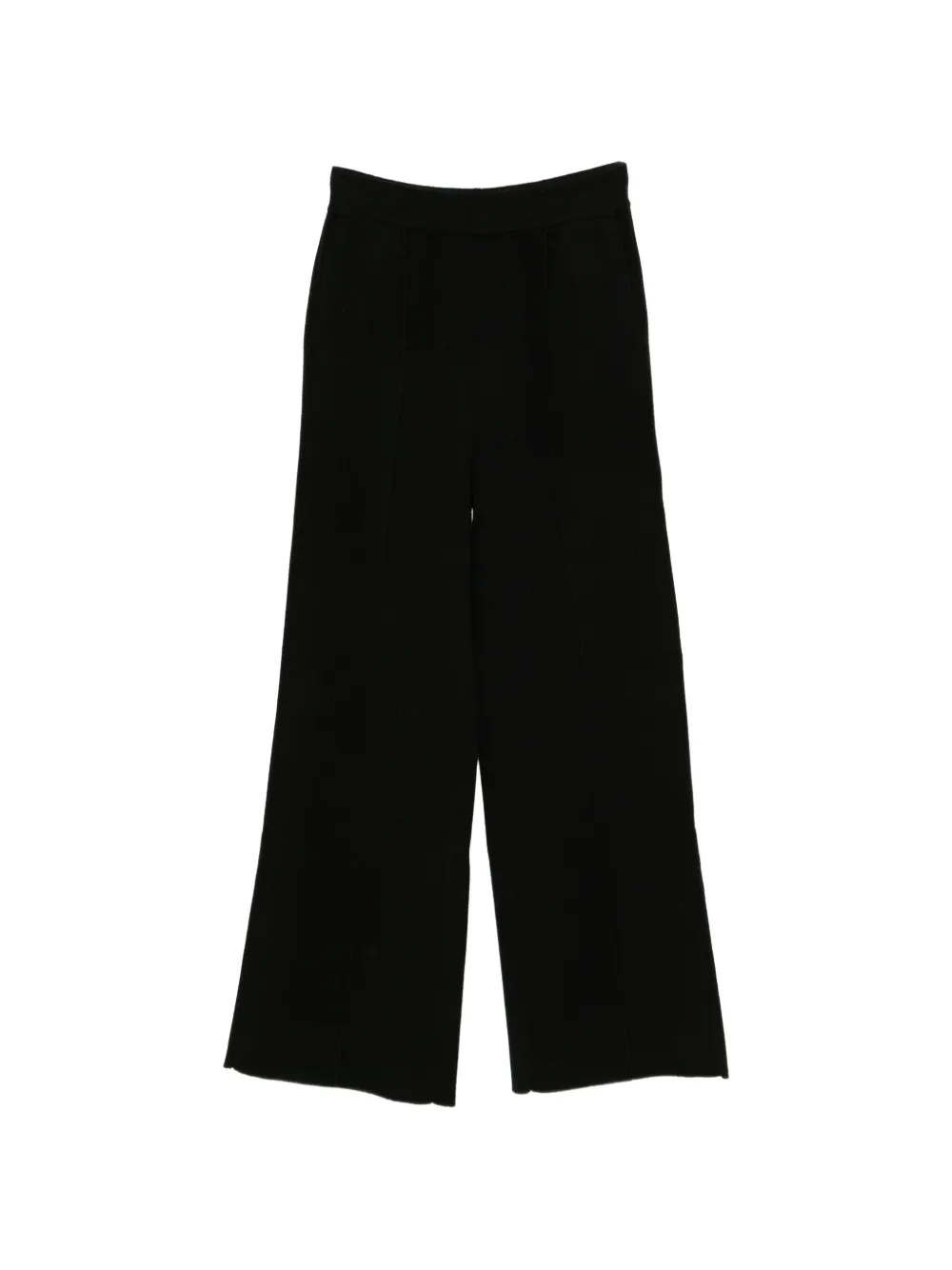 Kujten Dion broek met wijde pijpen Zwart