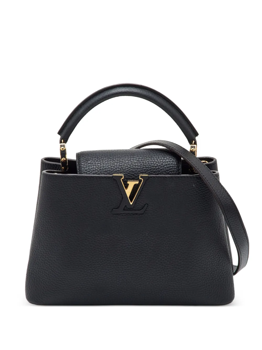 Louis Vuitton Pre-Owned 2019 BB Capucines leather tote bag - Nero