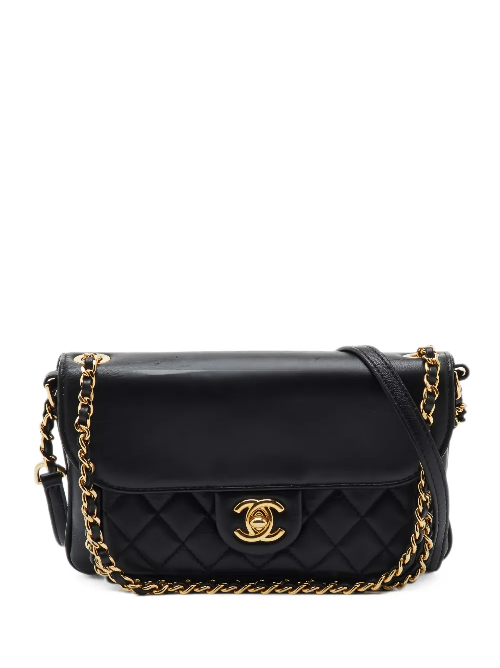 CHANEL Pre-Owned 2017-2018 CC Unchained Flap crossbody bag - Nero