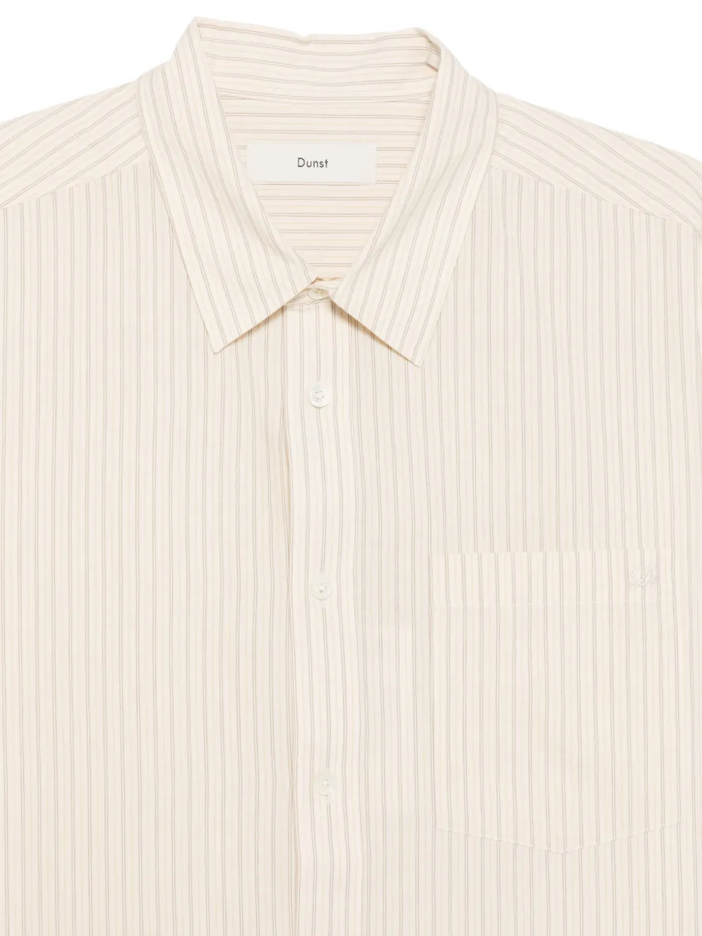 DUNST Gestreept shirt Beige