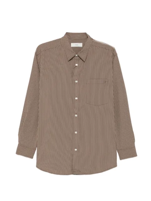DUNST striped long-sleeve shirt
