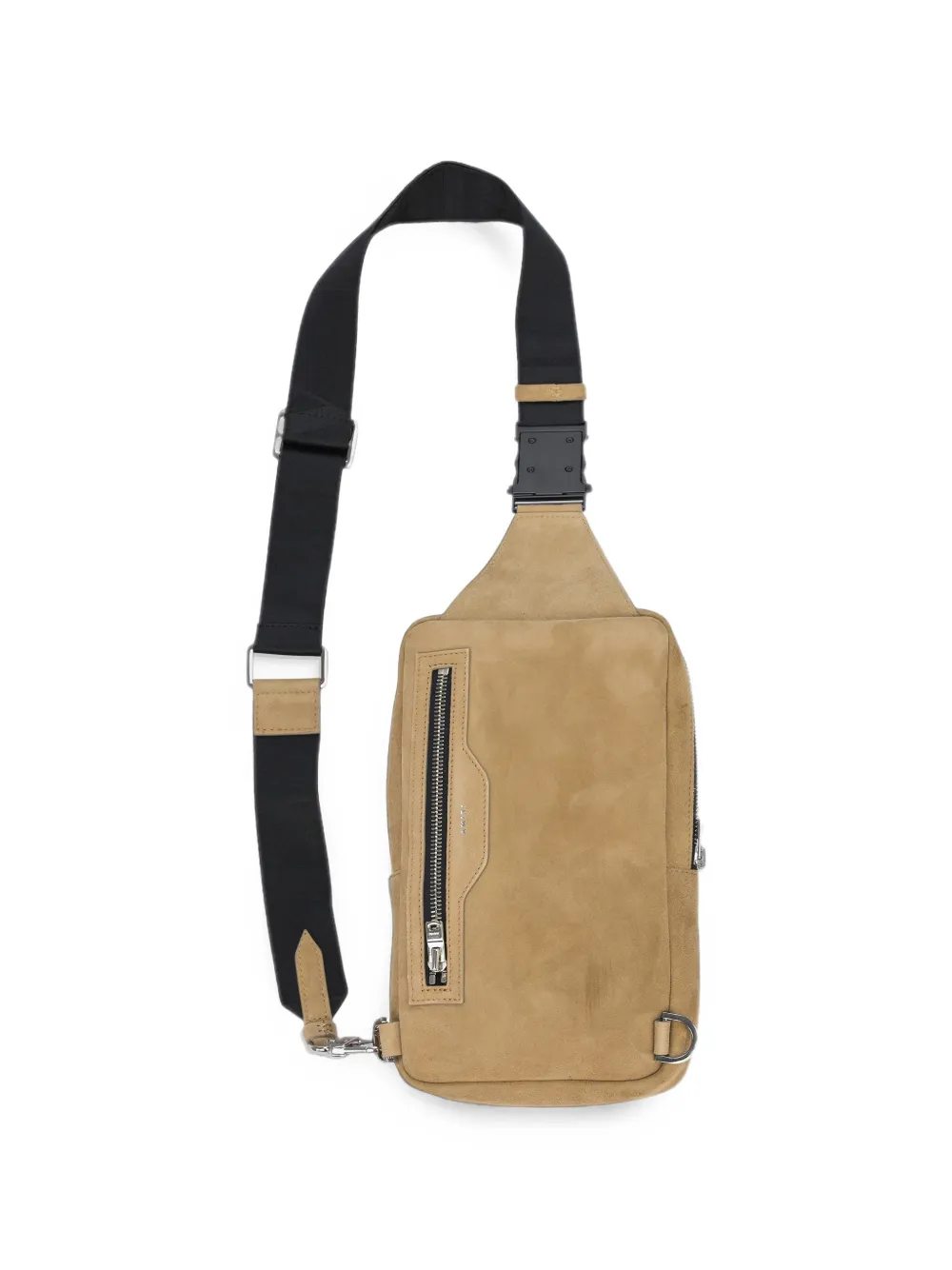 AMIRI shearling-trim shoulder bag - Toni neutri