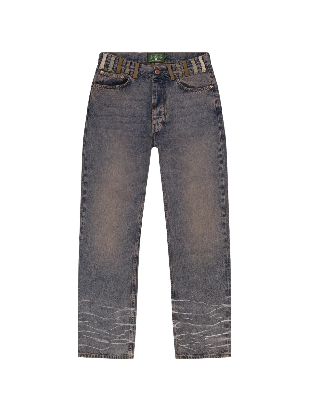 Denim Tears destroyed bootcut jeans
