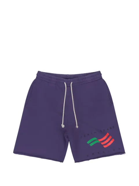 Denim Tears Ellis Tears logo-print shorts