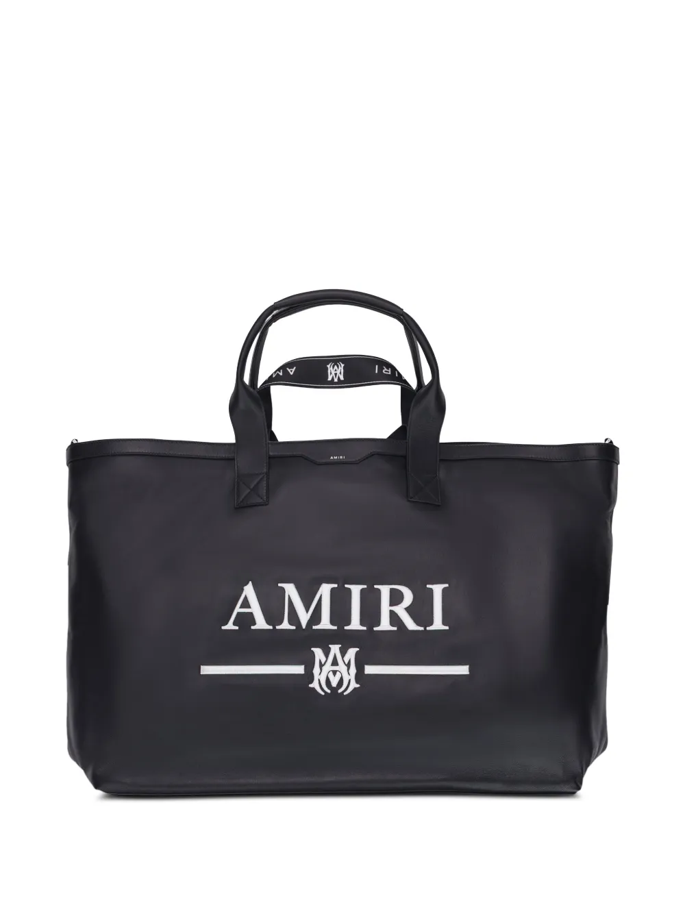 AMIRI sac cabas en cuir à logo brodé - Noir AMIRI sac cabas en cuir à logo brodé - Noir