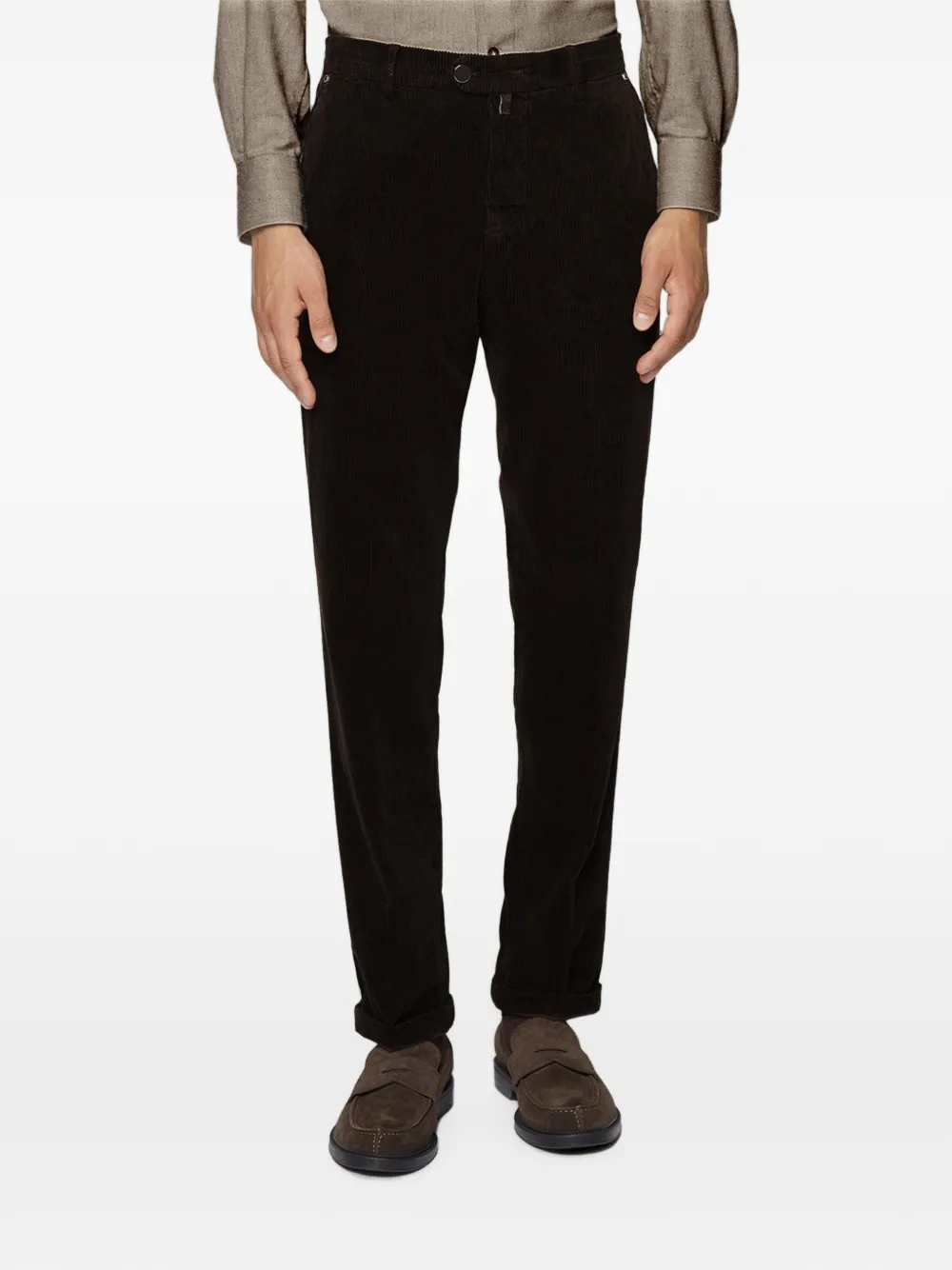 Kiton Kasjmier pantalon Bruin
