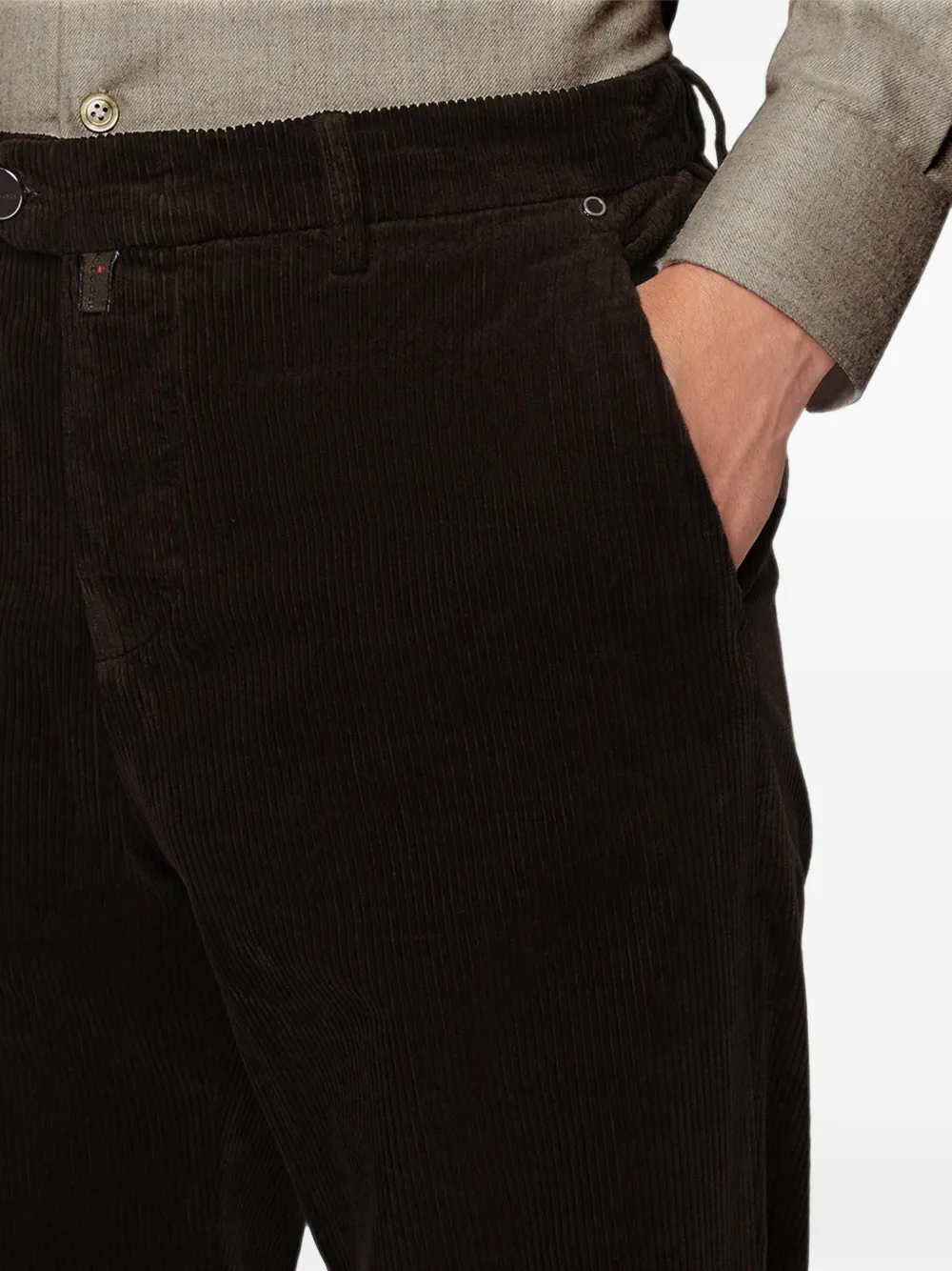 Kiton Kasjmier pantalon Bruin