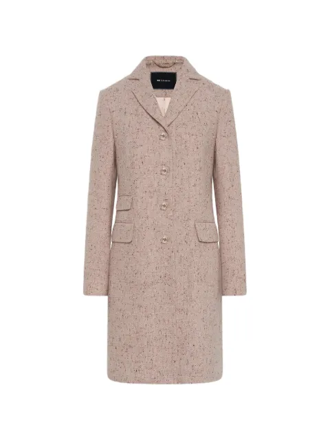 Kiton donegal-effect cashmere coat