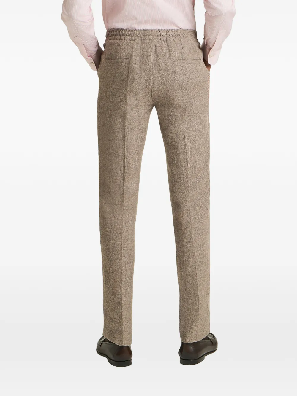 Kiton Linnen pantalon Beige