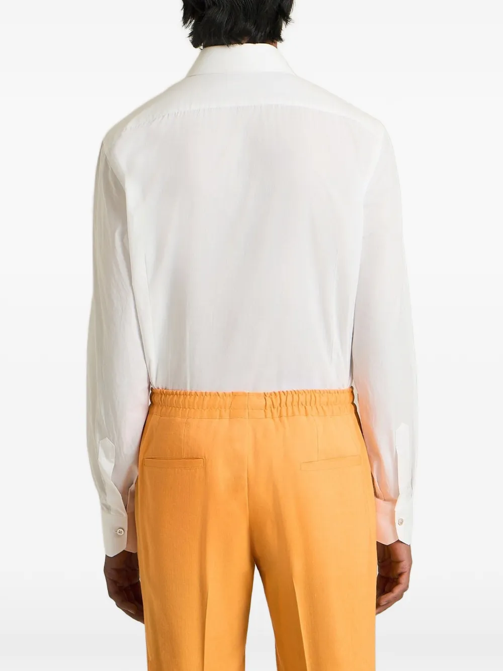Kiton Katoenen overhemd Wit