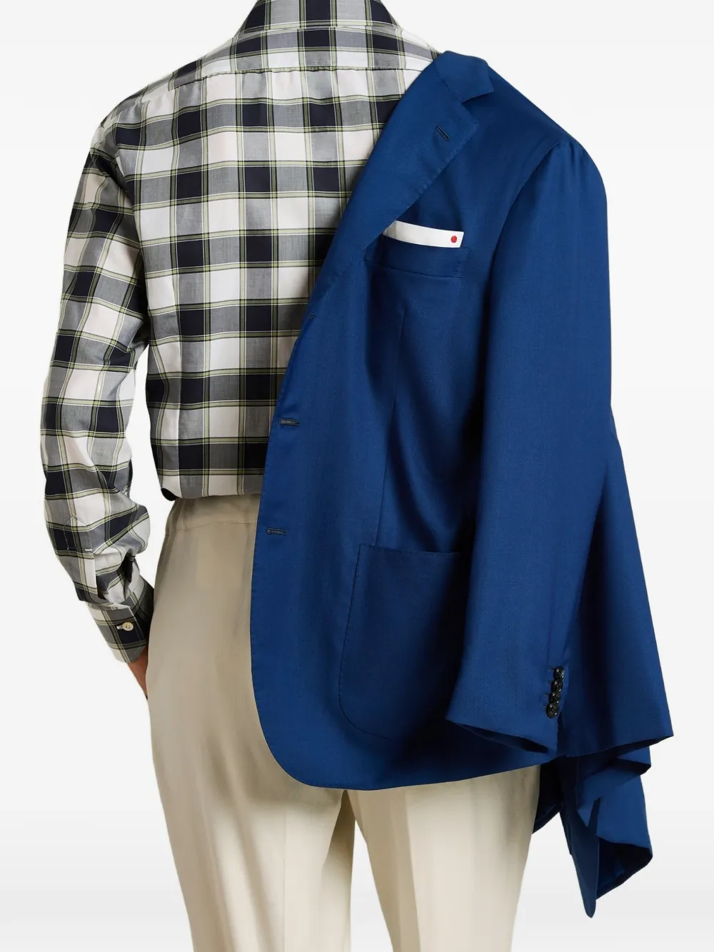 Kiton Kasjmier jack Blauw