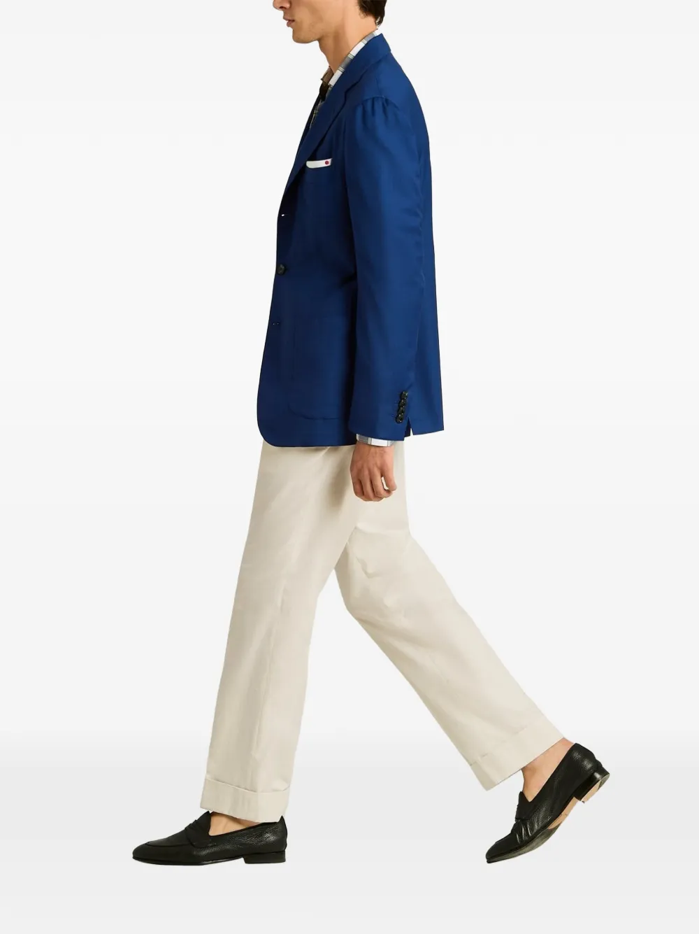 Kiton Kasjmier jack Blauw