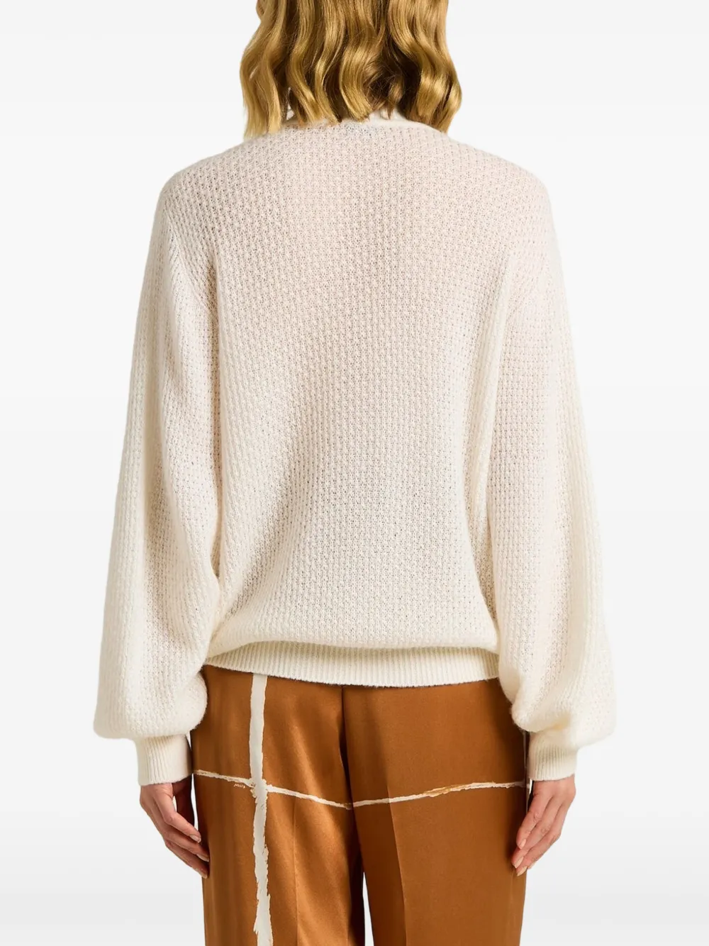 Kiton Fijngebreid vest Wit