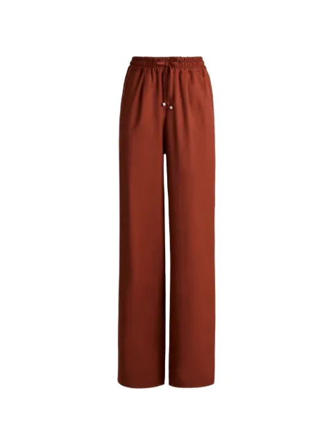 Kiton drawstring-waist wool palazzo pants