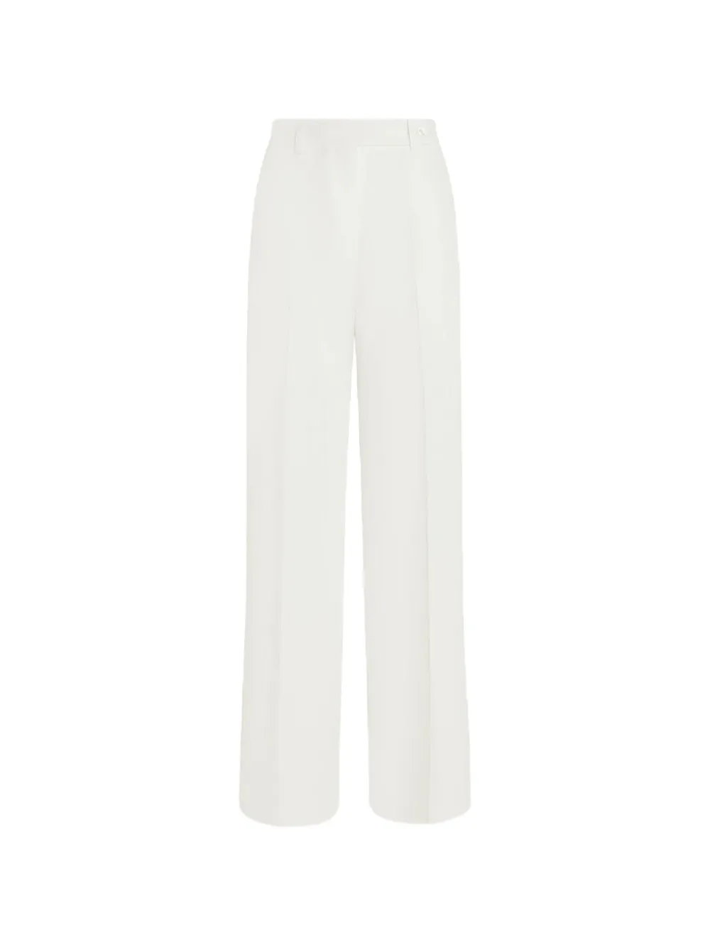 Kiton Plooibroek met ceintuur Wit