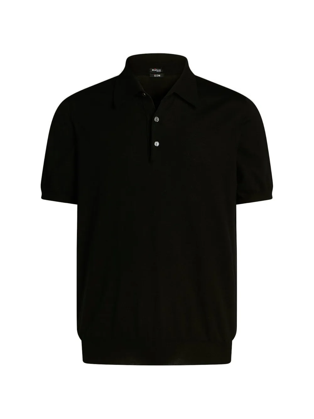 Kiton Poloshirt met korte mouwen Zwart