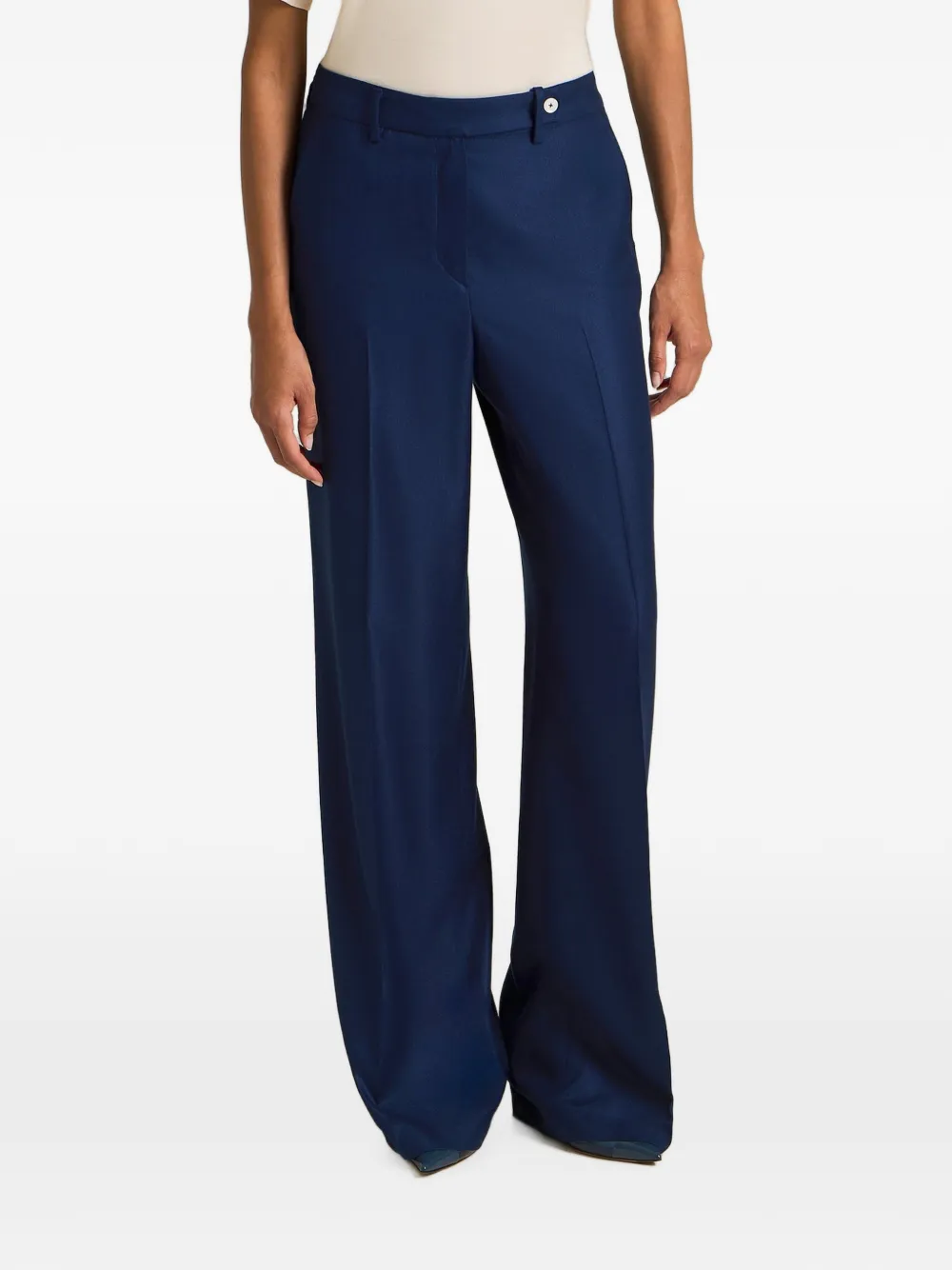 Kiton Straight broek Blauw