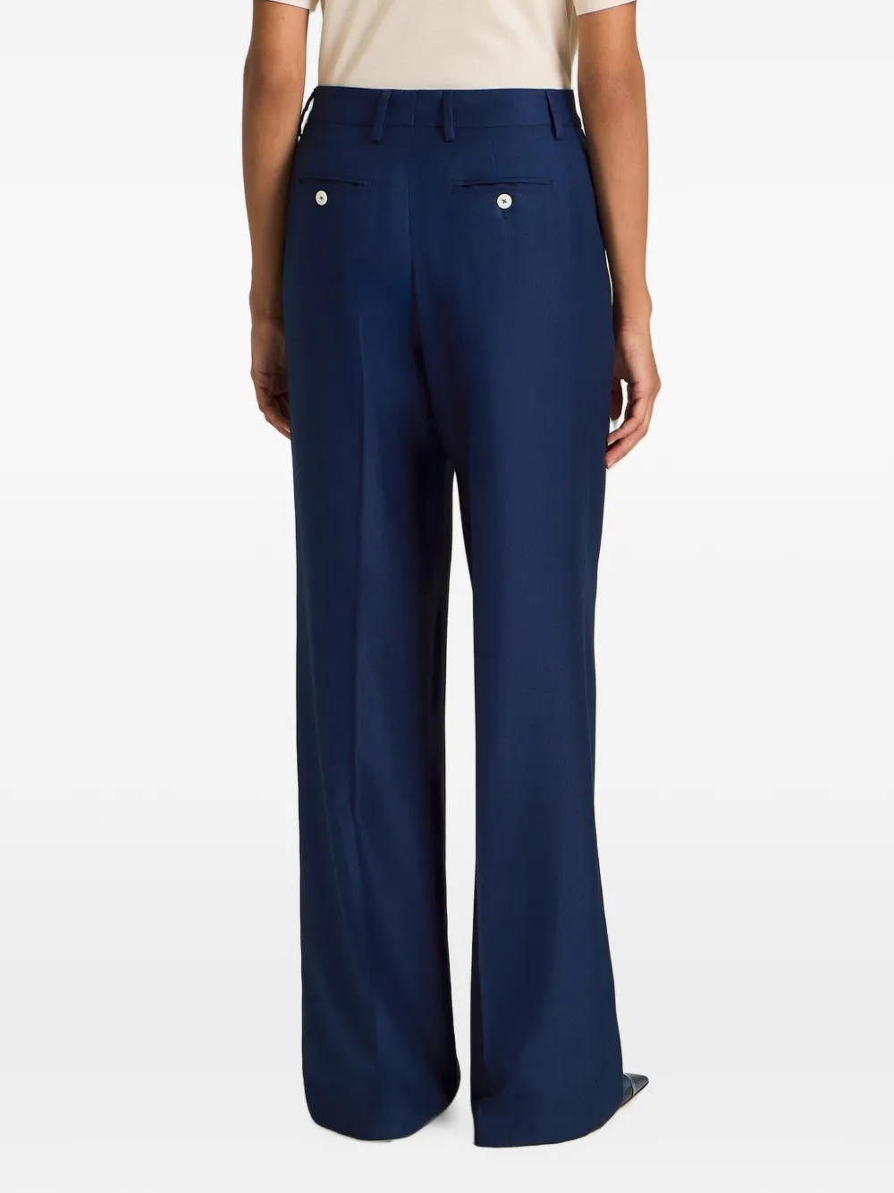 Kiton Straight broek Blauw