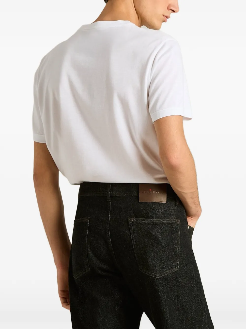 Kiton T-shirt met ronde hals Wit