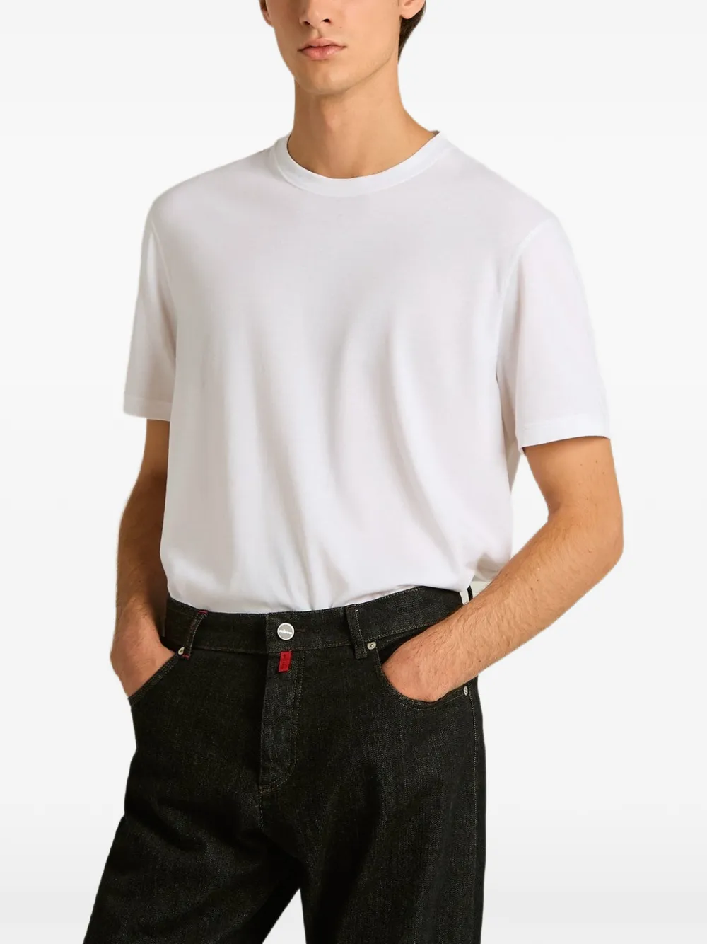 Kiton T-shirt met ronde hals Wit