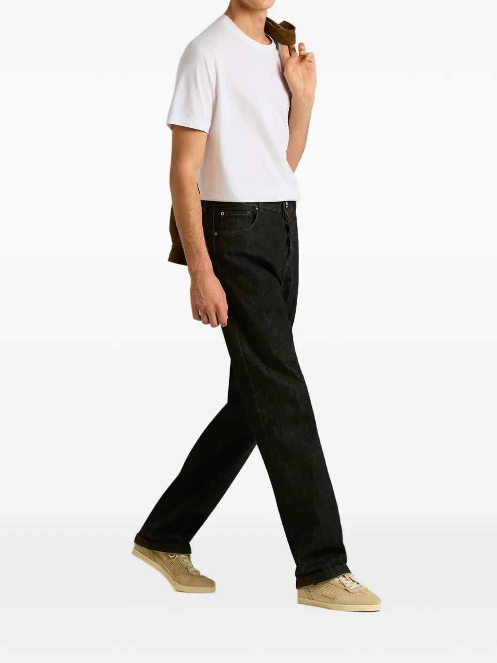 Kiton T-shirt met ronde hals Wit