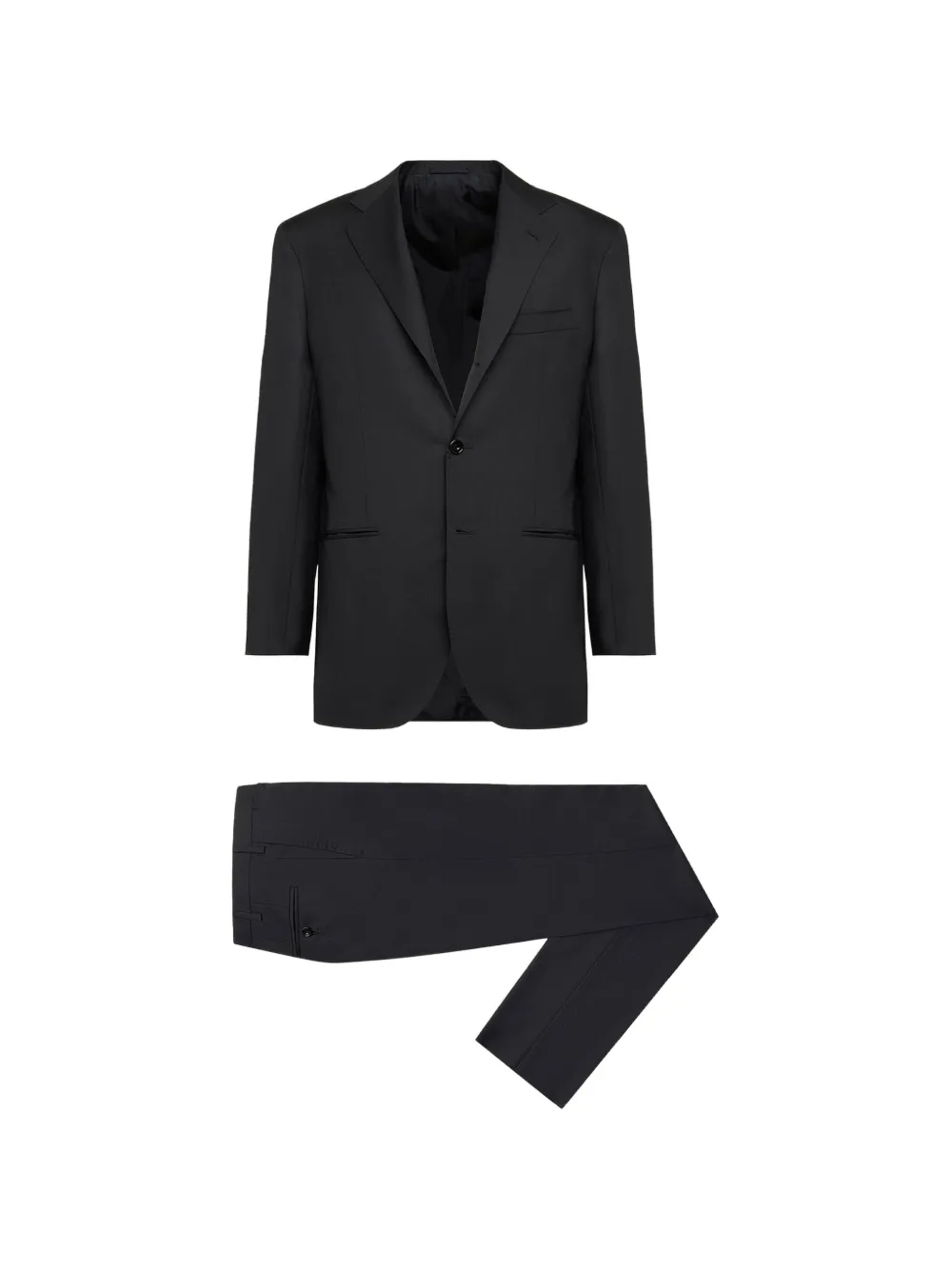 Kiton Completo monopetto Blue Diamond - Nero