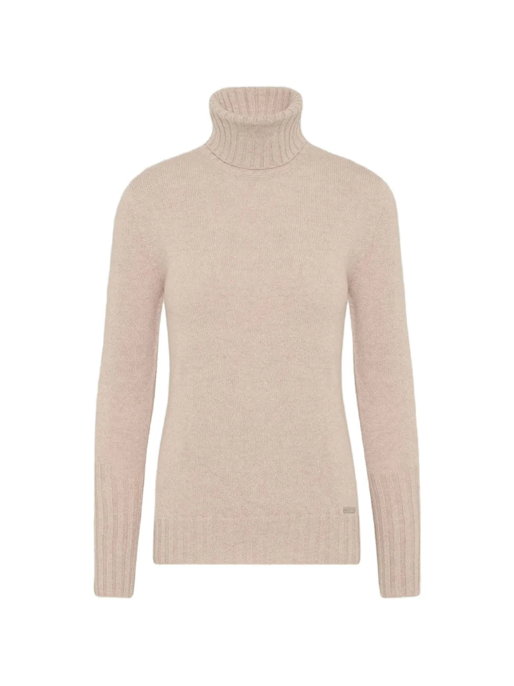 Kiton Kaschmirpullover mit Ziernähten - Nude