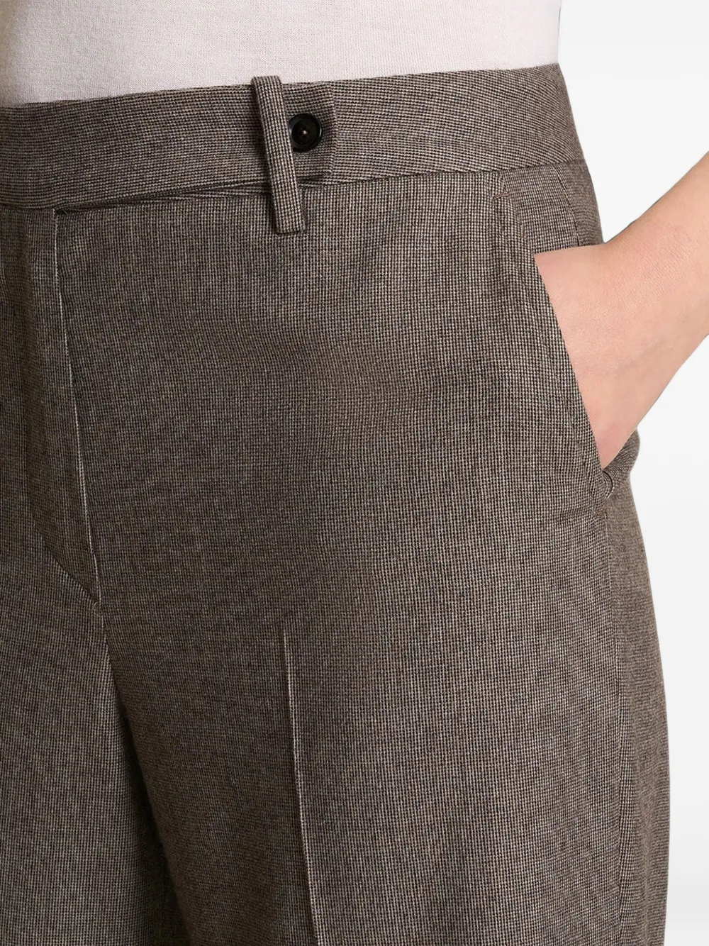 Kiton Straight pantalon Bruin