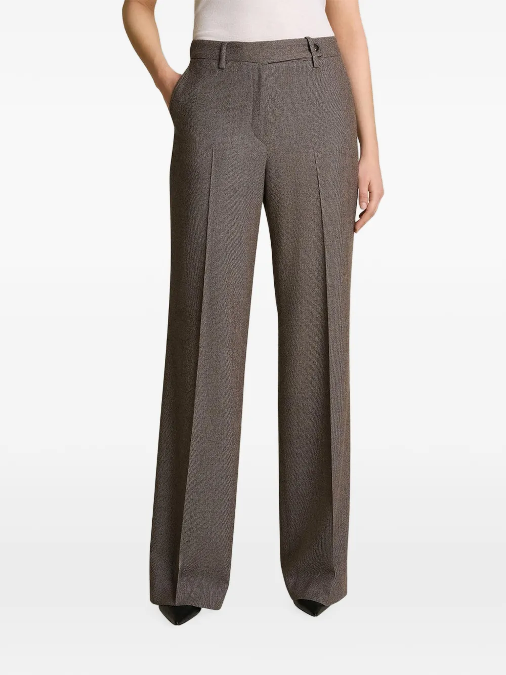 Kiton Straight pantalon Bruin