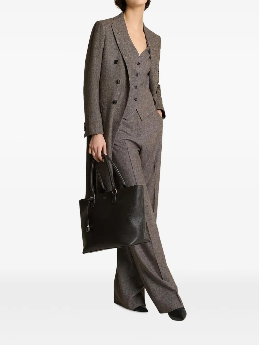 Kiton Straight pantalon Bruin