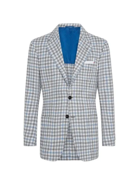 Kiton veste à motif Prince de Galles
