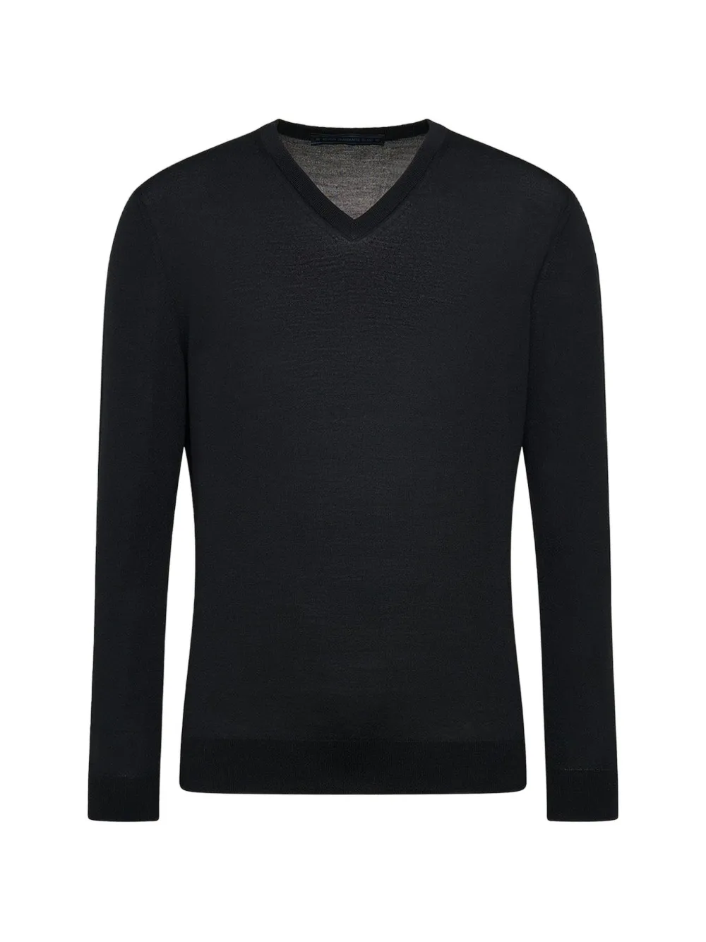 Kiton Blue Diamond trui met V-hals Zwart