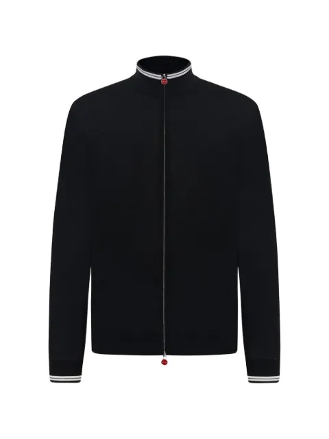 Kiton zip-fastening cardigan