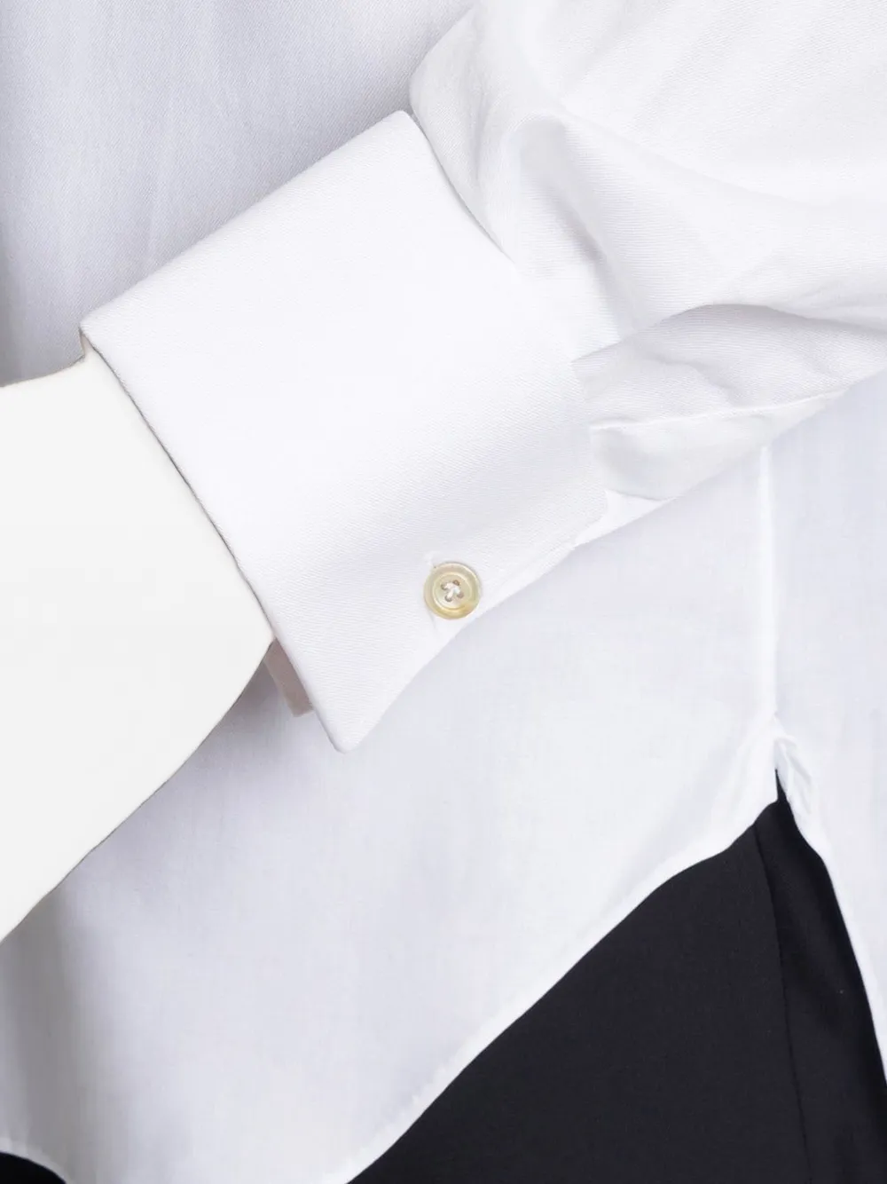 Kiton Overhemd met parenmoeren knopen Wit