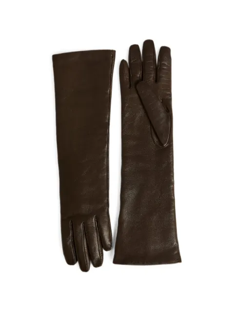 Kiton long lambskin gloves