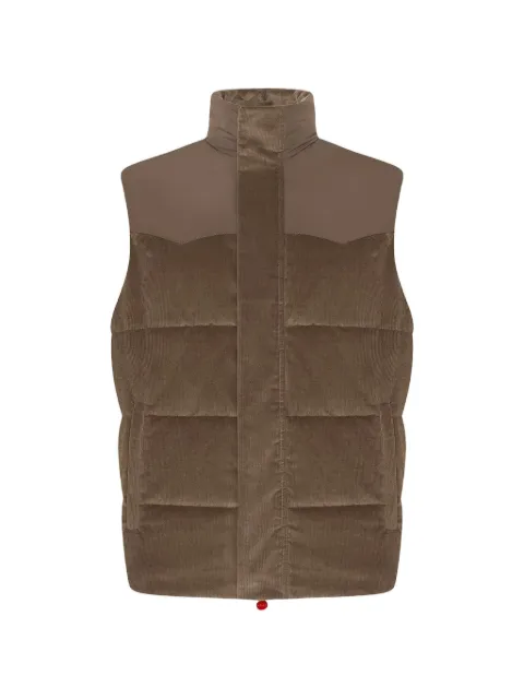 Kiton sleeveless quilted gilet