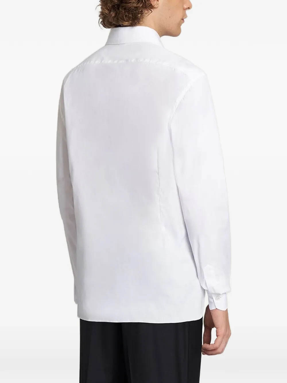 Kiton Overhemd met knopen Wit