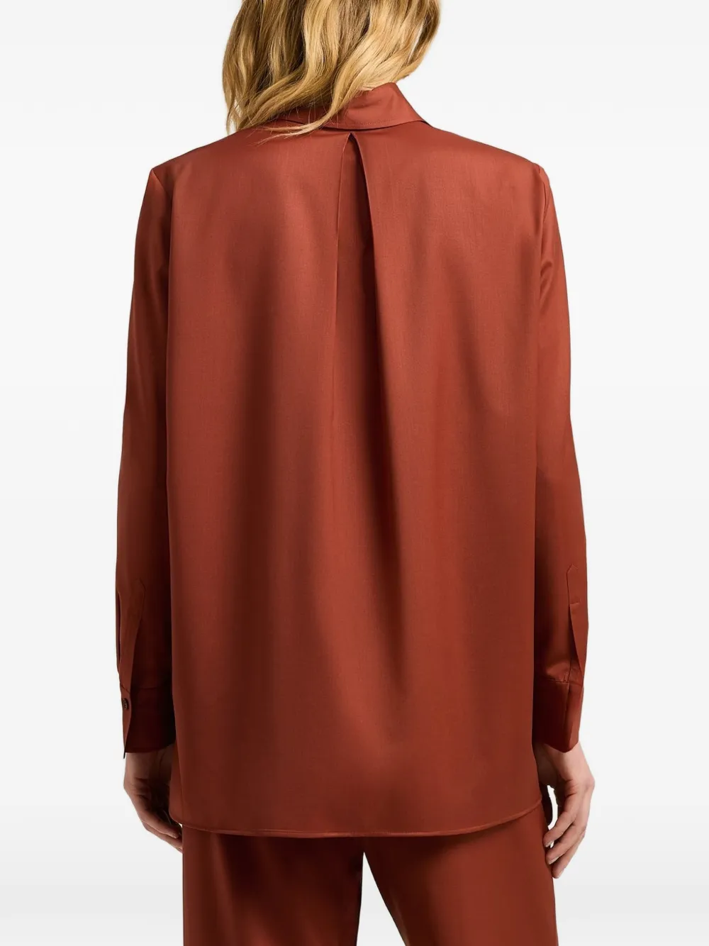 Kiton blouse met knopen Rood