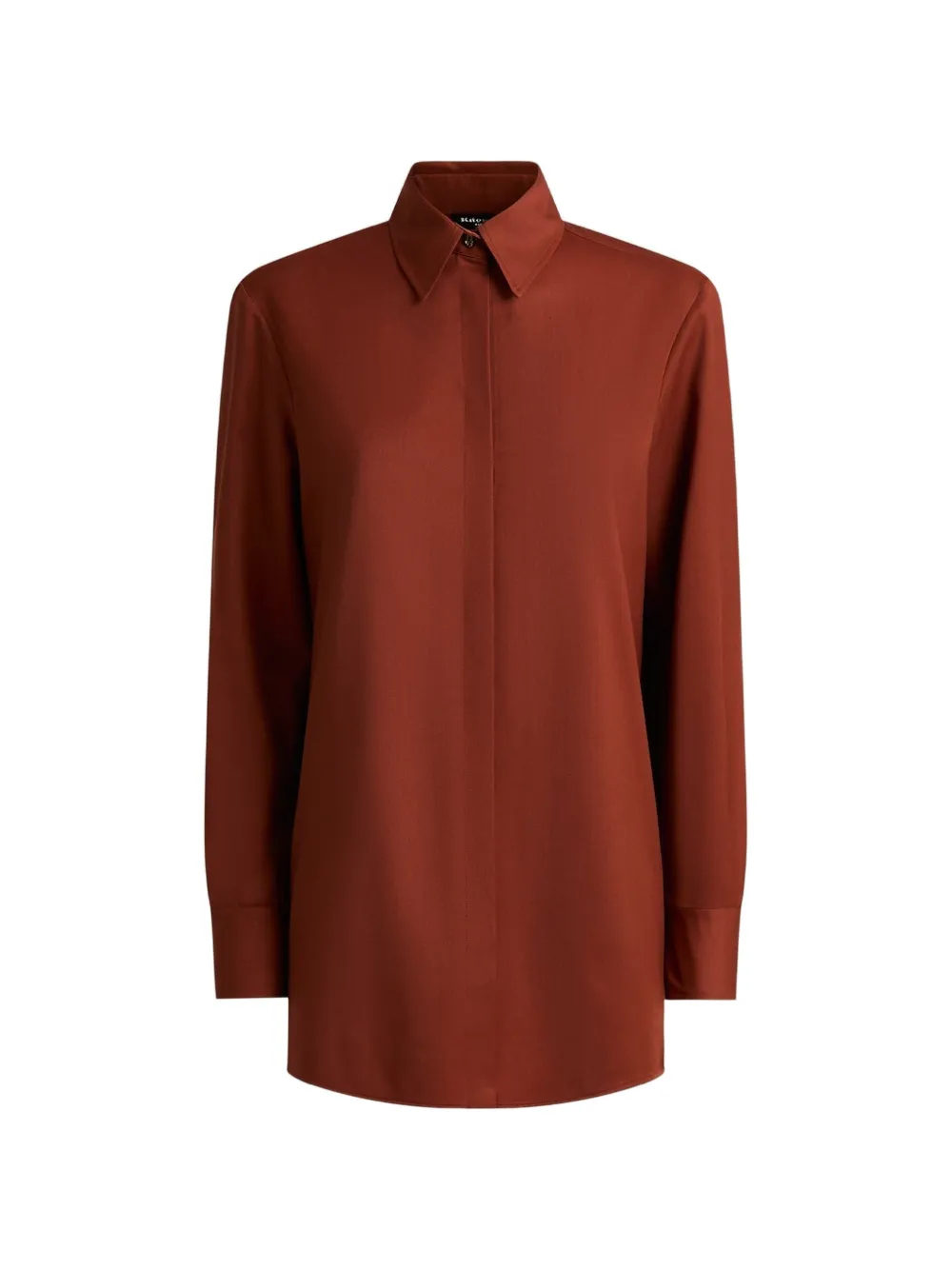 Kiton blouse met knopen Rood