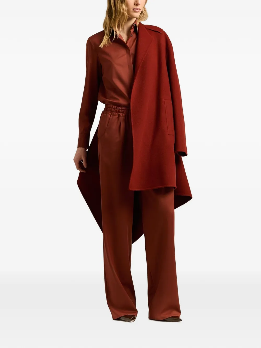 Kiton blouse met knopen Rood