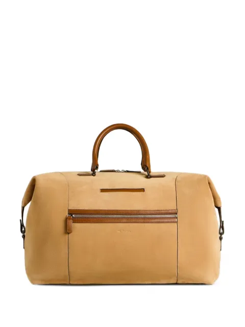 Kiton leather holdall