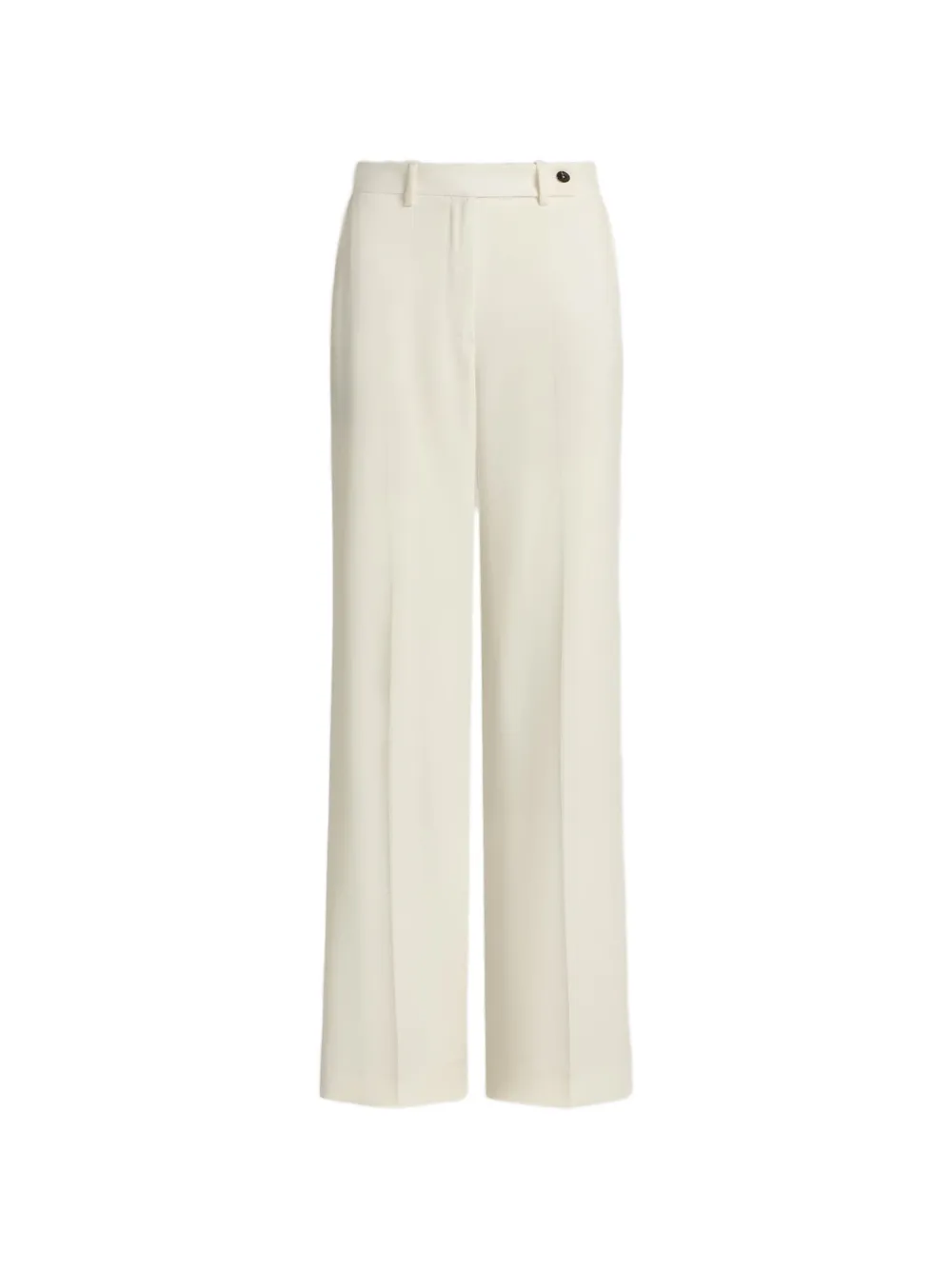Kiton wide-leg silk trousers Wit