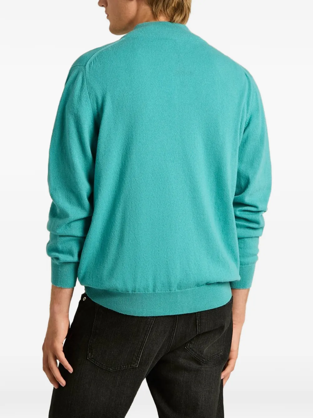 Kiton Trui met rits Blauw