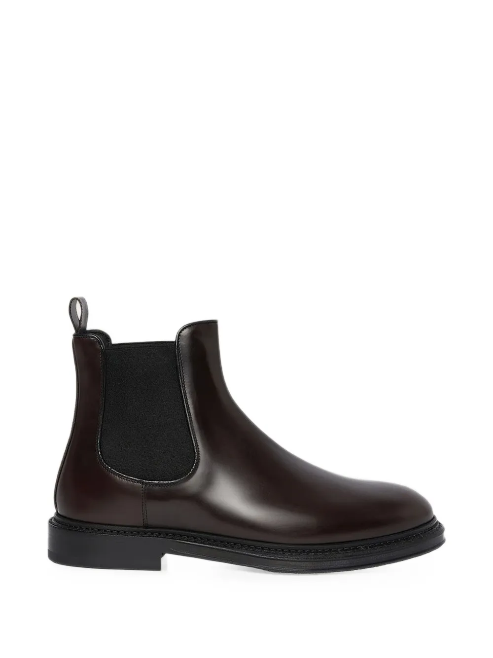 Kiton bottines chelsea à bout rond - Marron